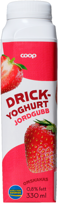 Drickyoghurt Jordgubb 0,5% 330ml ICA