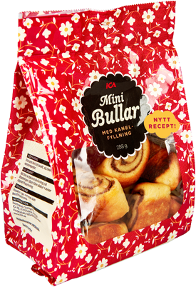 Minibullar med kanelfyllning 288g ICA