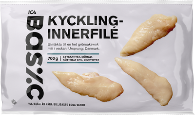 Kycklinginnerfilé 700g ICA Basic