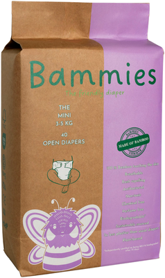 Blöjor Bambu The Mini 3 - 5 kg 40-p Bammies