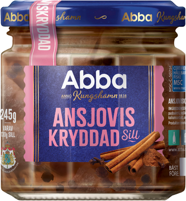Ansjoviskryddad Sill 245g Abba