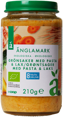 Barnmat Pasta & grönsaker Eko 8m 185g Lovemade