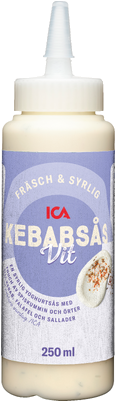Kebabsås Vit 500ml ICA