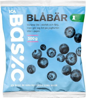 Blåbär odlade 500g ICA Basic