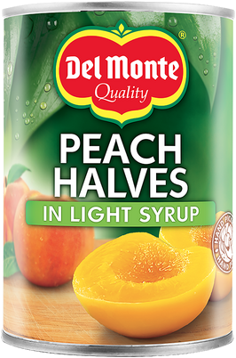 Persikohalvor i sockerlag 235g Del Monte