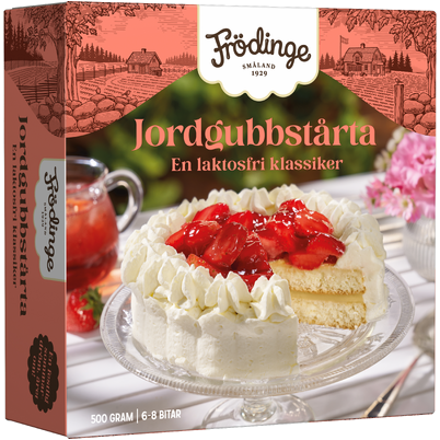 Jordgubbstårta Fryst 500g Frödinge