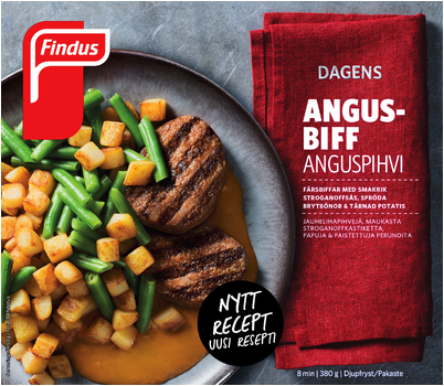 Angusbiff 380g Findus
