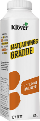 Matlagningsgrädde 15% 5dl Klöver®