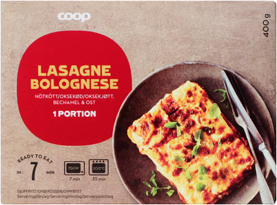 Lasagne bolognese 400g ICA Basic