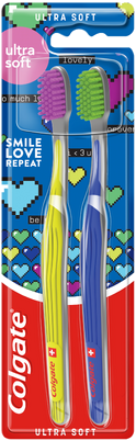Tandborste Ultra Soft 2-p Colgate