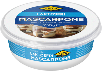 Mascarpone laktosfri 250g Zeta