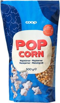 Popcorn 500g ICA