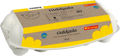 Ägg Guldgula M/L 10-p Kronägg