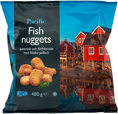 Fish nuggets 480g Pacific brand