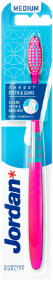 Tandborste Target Teeth & Gums Medium 1-p Jordan