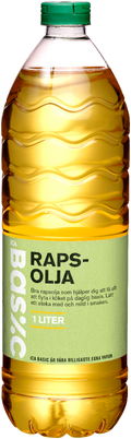 Rapsolja ICA 1000ml Basic