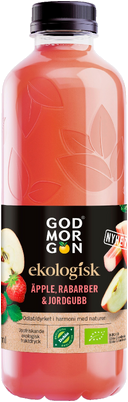 Juice Äpple Rabarber Jordgubb Ekologisk 850ml God Morgon®