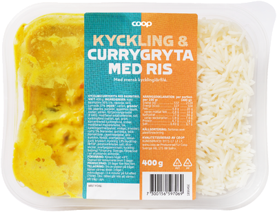 Färdigmat Currygryta med Kyckling och Ris 400g ICA